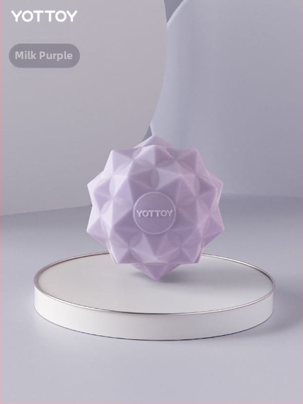 Fasijas bumba plantar masāžai, muskuļu atslābināšanai, lāpstiņu un kakla masāžai — līdzeklis fitnesam un jogai