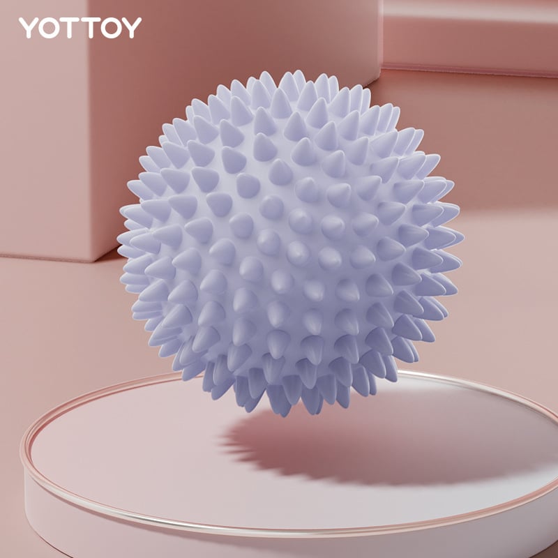 Fasijas bumba plantar masāžai, muskuļu atslābināšanai, lāpstiņu un kakla masāžai — līdzeklis fitnesam un jogai