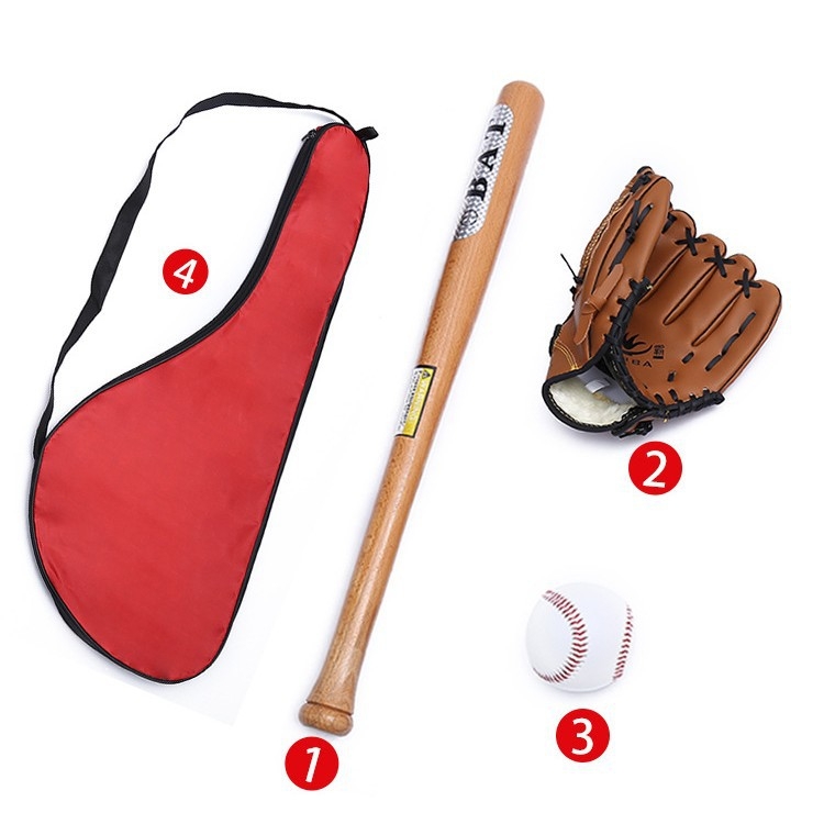 Set bejzbola za djecu s rukavicom - četverodijelni set, PVC materijal, univerzalna primjena, podrijetlo Guangdong, mogućnost tiskanja loga