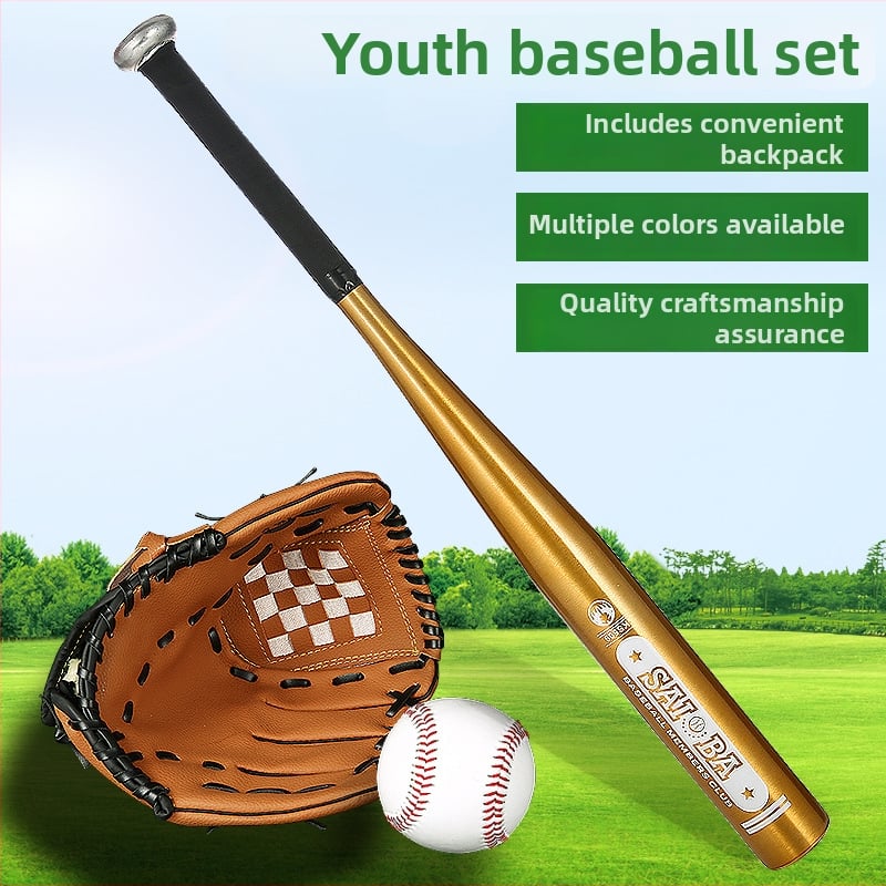 Set bejzbola za djecu s rukavicom - četverodijelni set, PVC materijal, univerzalna primjena, podrijetlo Guangdong, mogućnost tiskanja loga