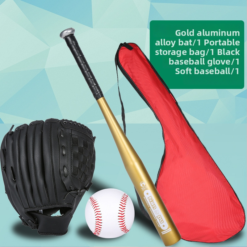 Set bejzbola za djecu s rukavicom - četverodijelni set, PVC materijal, univerzalna primjena, podrijetlo Guangdong, mogućnost tiskanja loga