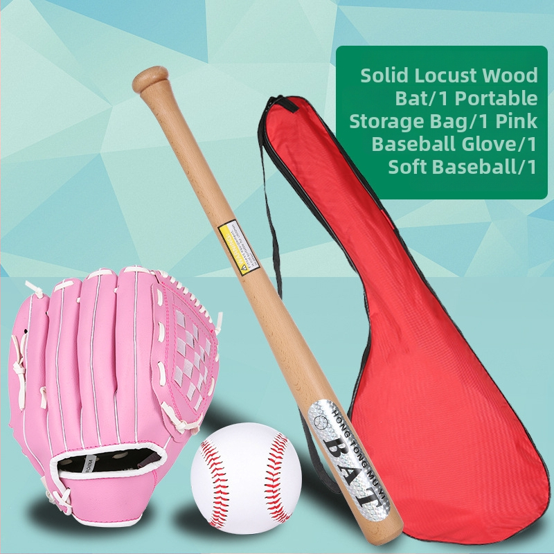 Set bejzbola za djecu s rukavicom - četverodijelni set, PVC materijal, univerzalna primjena, podrijetlo Guangdong, mogućnost tiskanja loga