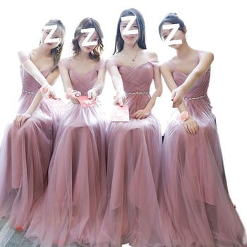 Haljina za djeverušu - Jesenska elegancija 2025, srednja duljina, bez rukava, kineski stil, književno retro