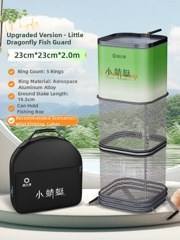 Mrežasta torba za ribolov za divlji ribolov, brzo sušeća torba za živu ribu za male ribe