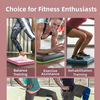 Balansna podloga Superior Plastic — pomagala za jogu, licencirana privatna marka, pogodna za fitness, zdravstvenu masažu i pokrete plesa