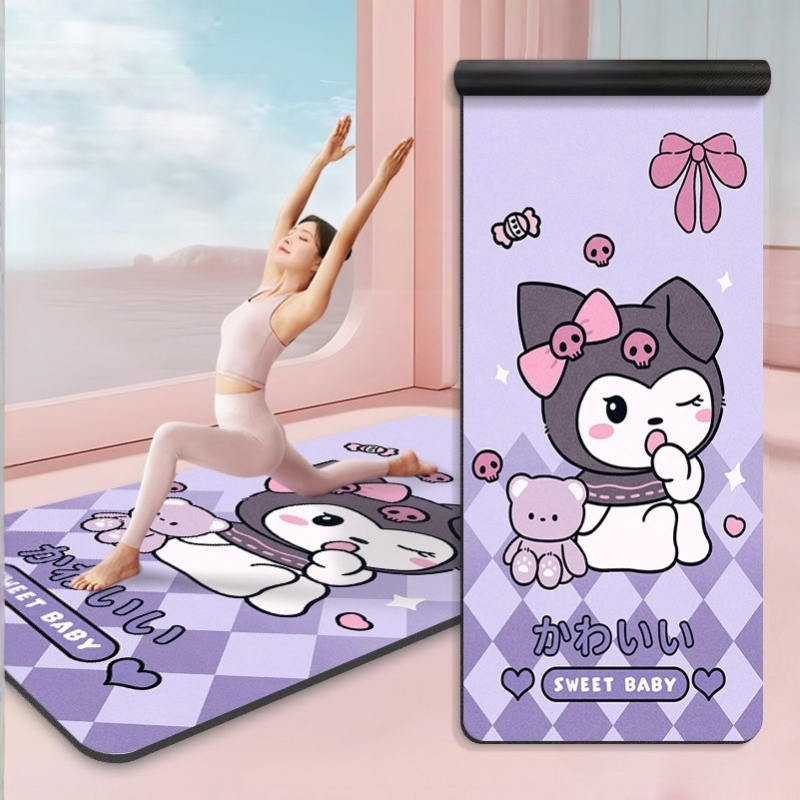 Joga prostirka za djecu – 7 mm debljina (početnik), Uzorak crtani film, Materijal: svila