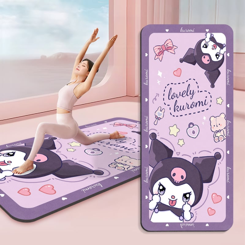 Joga prostirka za djecu – 7 mm debljina (početnik), Uzorak crtani film, Materijal: svila