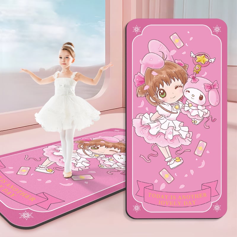 Joga prostirka za djecu – 7 mm debljina (početnik), Uzorak crtani film, Materijal: svila