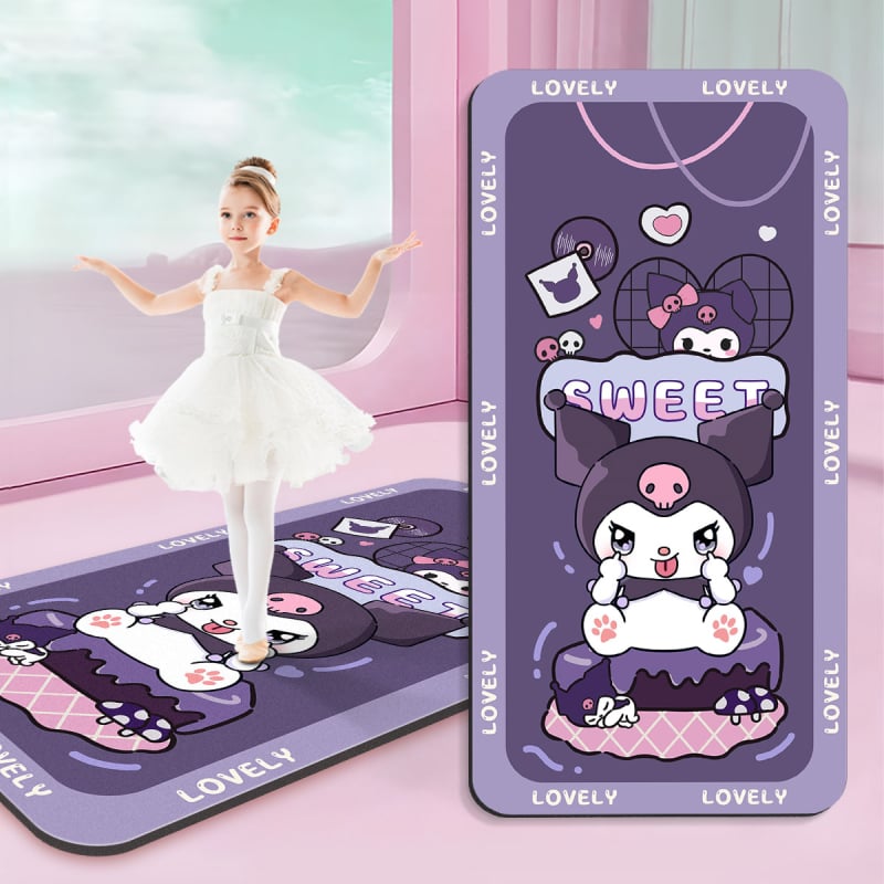 Joga prostirka za djecu – 7 mm debljina (početnik), Uzorak crtani film, Materijal: svila