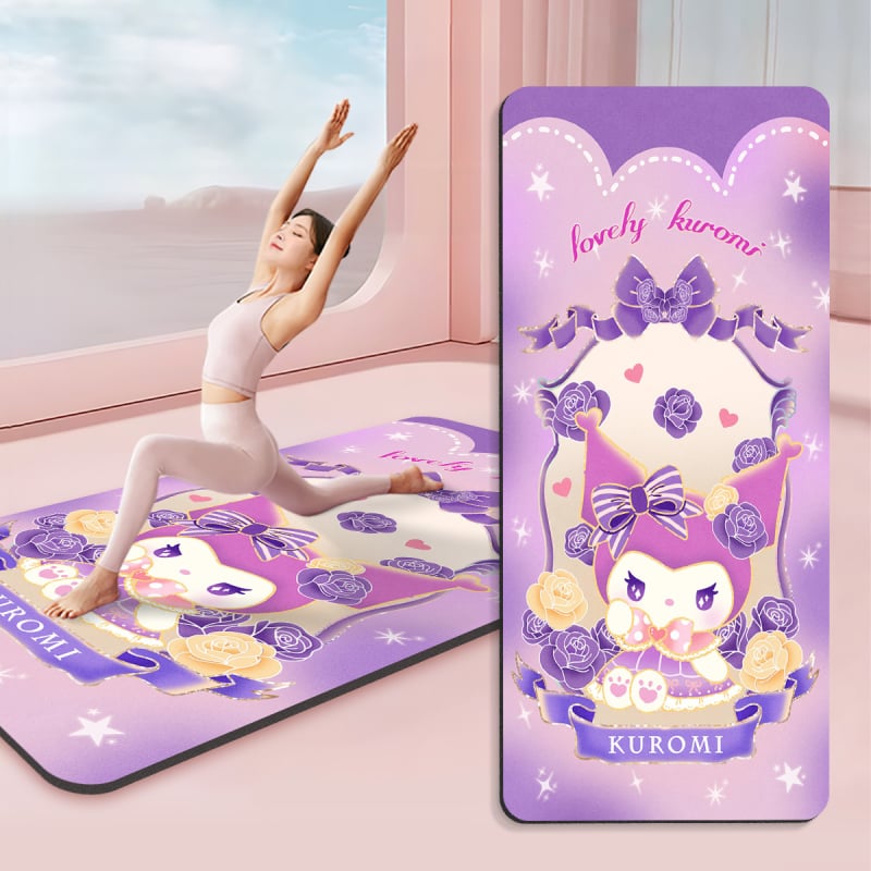 Joga prostirka za djecu – 7 mm debljina (početnik), Uzorak crtani film, Materijal: svila