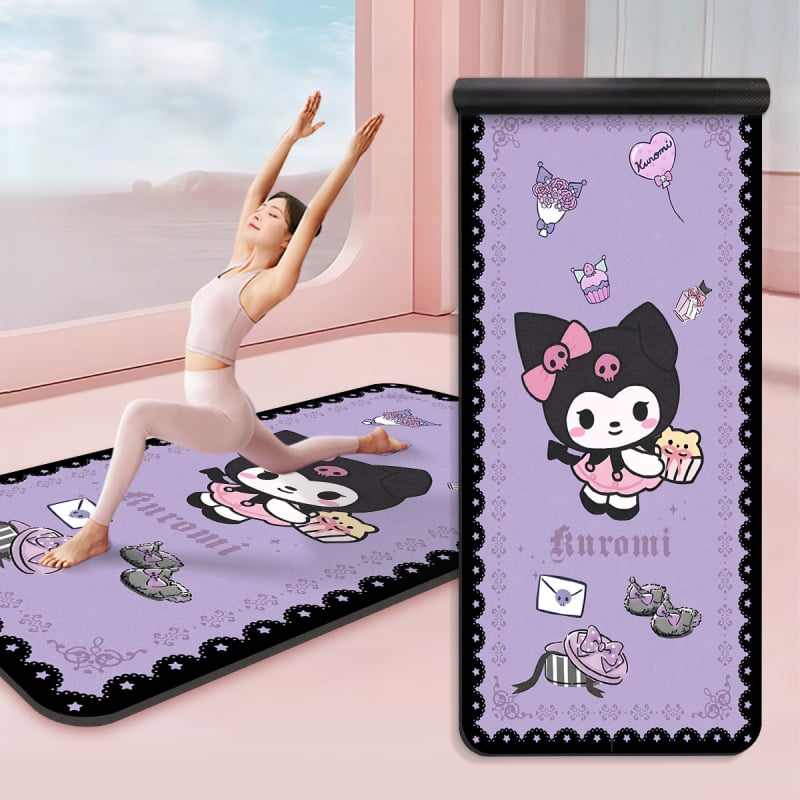 Joga prostirka za djecu – 7 mm debljina (početnik), Uzorak crtani film, Materijal: svila