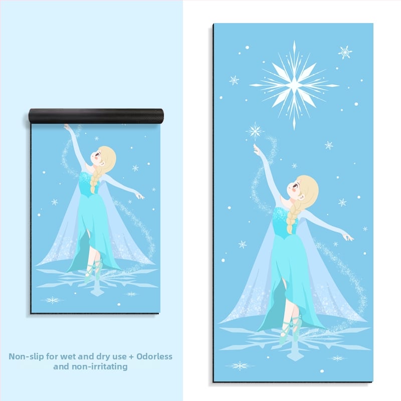 Joga prostirka za djecu – 7 mm debljina (početnik), Uzorak crtani film, Materijal: svila