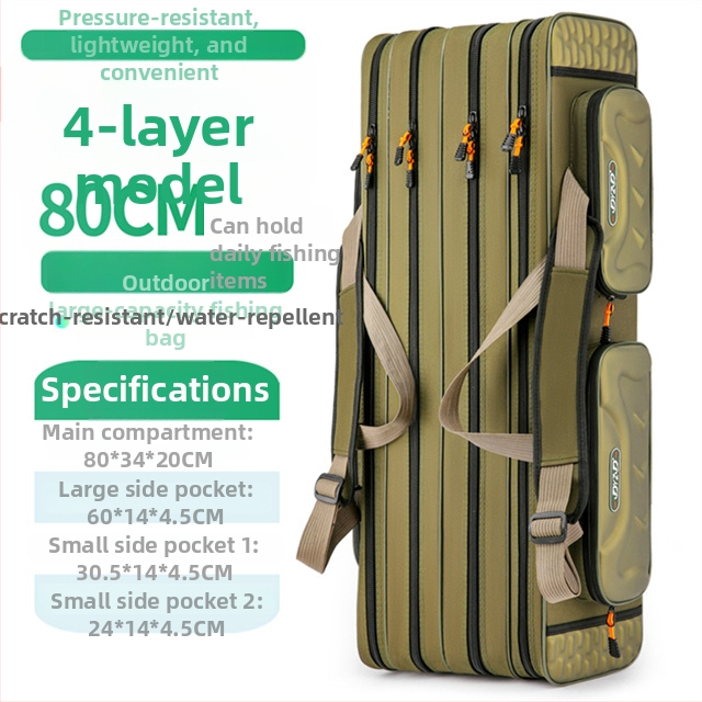 Морска риболовна чанта от Fishing Position, водоустойчива и многофункционална, изработена от дебел Oxford плат, за пренасяне на риболовна линия, въдица и макара.