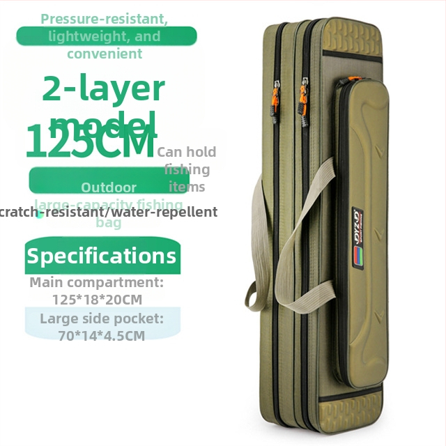 Морска риболовна чанта от Fishing Position, водоустойчива и многофункционална, изработена от дебел Oxford плат, за пренасяне на риболовна линия, въдица и макара.