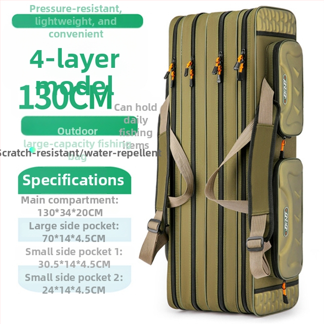 Морска риболовна чанта от Fishing Position, водоустойчива и многофункционална, изработена от дебел Oxford плат, за пренасяне на риболовна линия, въдица и макара.
