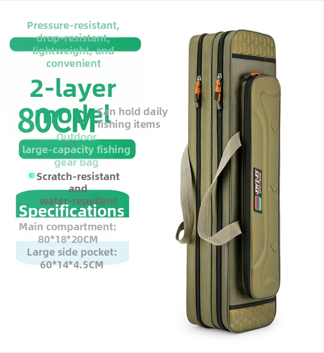 Морска риболовна чанта от Fishing Position, водоустойчива и многофункционална, изработена от дебел Oxford плат, за пренасяне на риболовна линия, въдица и макара.