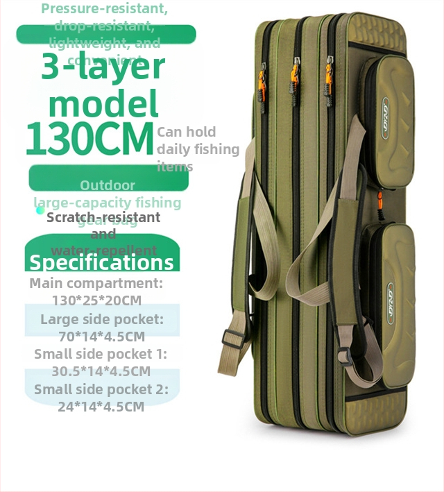 Морска риболовна чанта от Fishing Position, водоустойчива и многофункционална, изработена от дебел Oxford плат, за пренасяне на риболовна линия, въдица и макара.