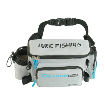 Torba za morski ribolov, najlon, držač štapa i role, višenamjenska pojasna torba, nije vodootporna