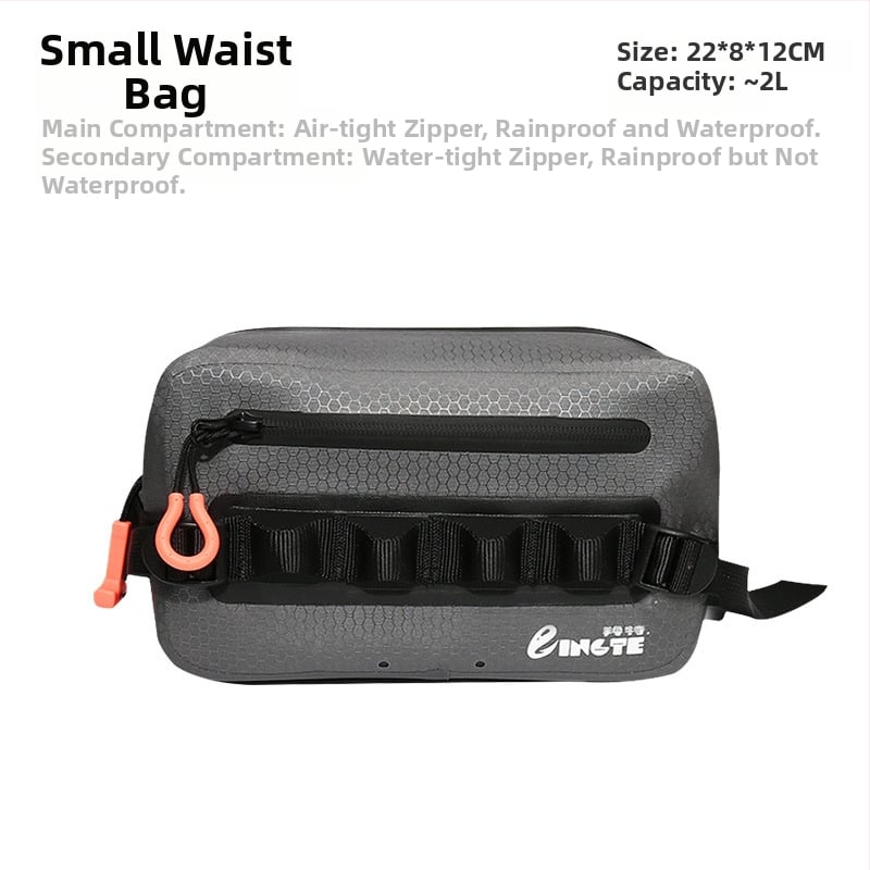 Torba za morski ribolov, najlon, držač štapa i role, višenamjenska pojasna torba, nije vodootporna