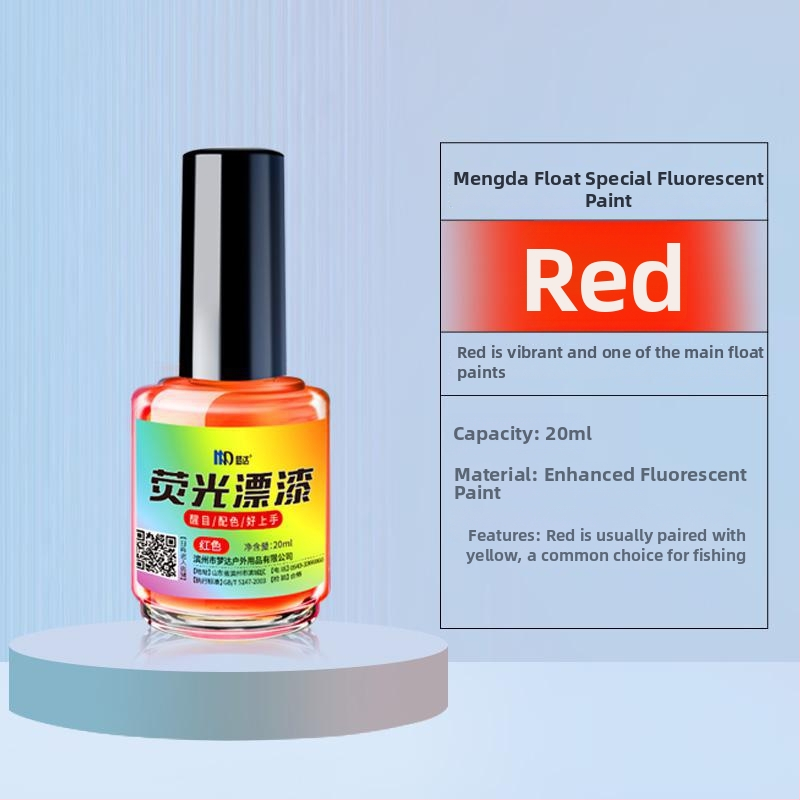 Mengda fluorescencijska boja za plovke — vodootporna, reflektirajuća, od plastike