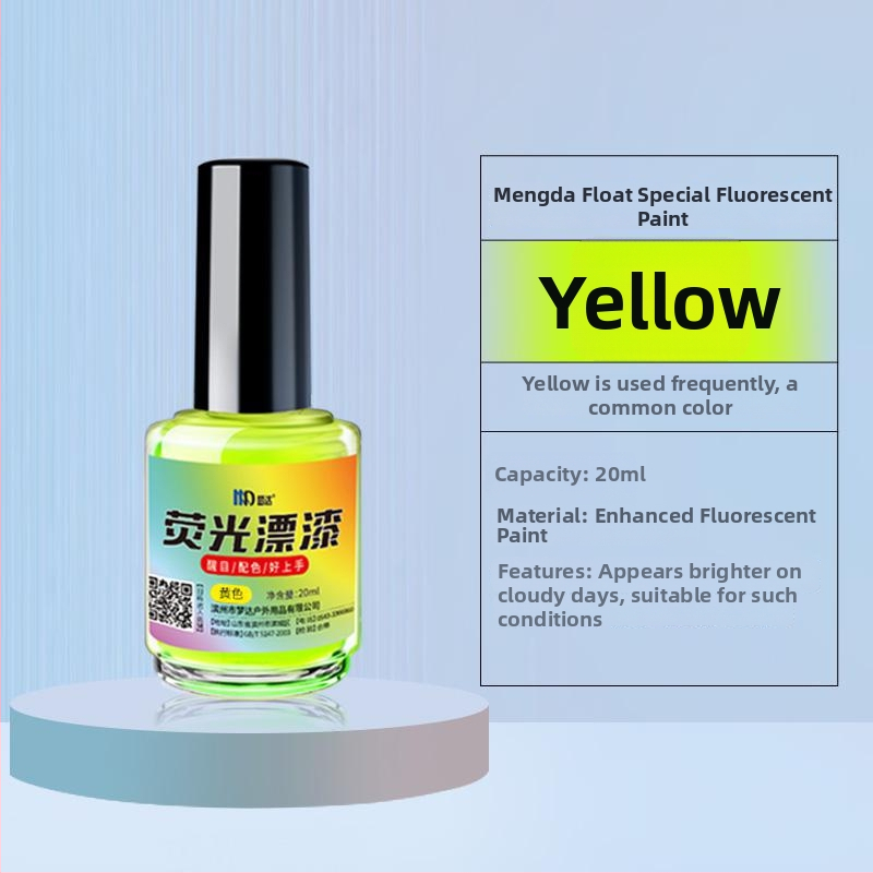 Mengda fluorescencijska boja za plovke — vodootporna, reflektirajuća, od plastike