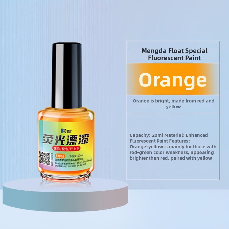 Mengda fluorescencijska boja za plovke — vodootporna, reflektirajuća, od plastike