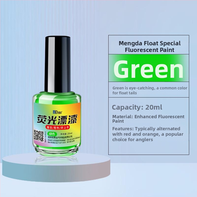 Mengda fluorescencijska boja za plovke — vodootporna, reflektirajuća, od plastike