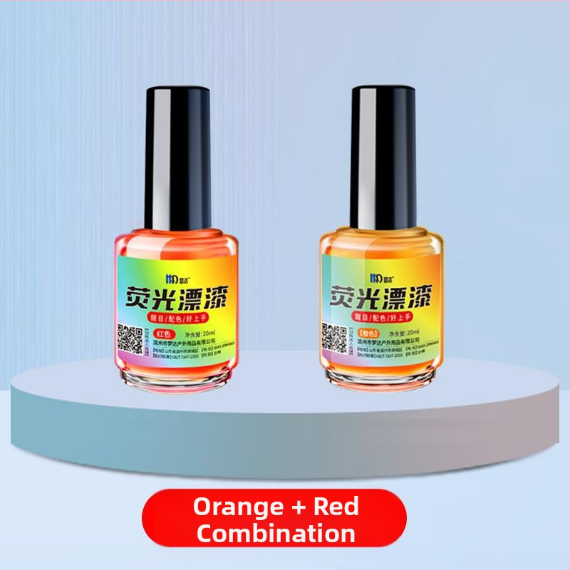 Mengda fluorescencijska boja za plovke — vodootporna, reflektirajuća, od plastike