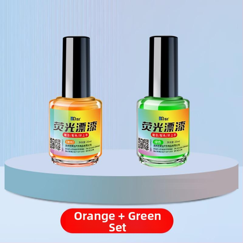 Mengda fluorescencijska boja za plovke — vodootporna, reflektirajuća, od plastike