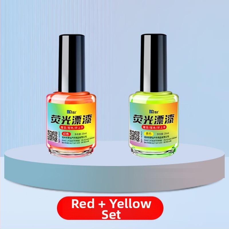 Mengda fluorescencijska boja za plovke — vodootporna, reflektirajuća, od plastike