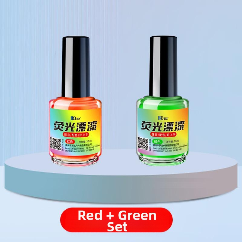 Mengda fluorescencijska boja za plovke — vodootporna, reflektirajuća, od plastike