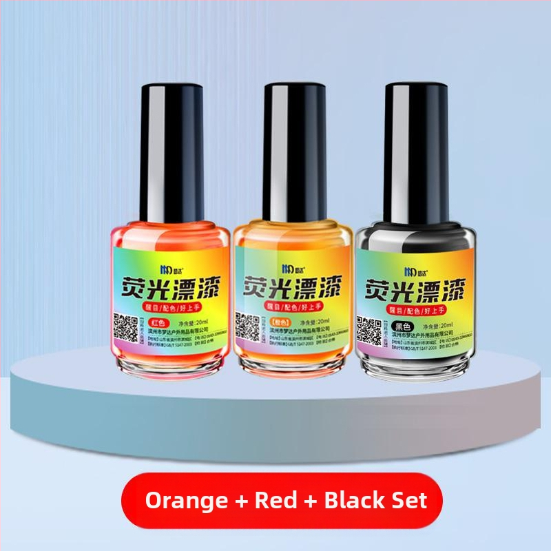 Mengda fluorescencijska boja za plovke — vodootporna, reflektirajuća, od plastike