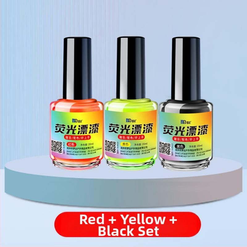 Mengda fluorescencijska boja za plovke — vodootporna, reflektirajuća, od plastike