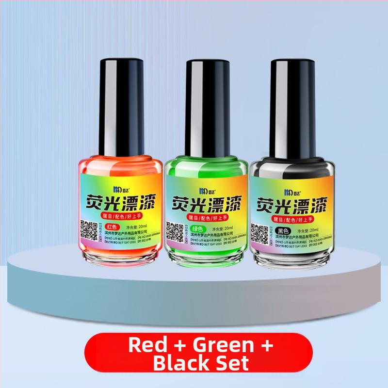 Mengda fluorescencijska boja za plovke — vodootporna, reflektirajuća, od plastike