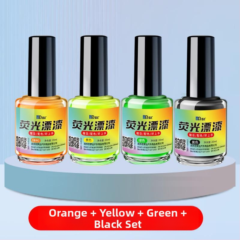 Mengda fluorescencijska boja za plovke — vodootporna, reflektirajuća, od plastike