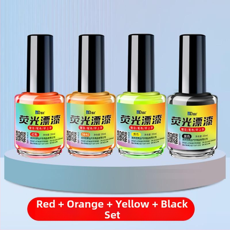 Mengda fluorescencijska boja za plovke — vodootporna, reflektirajuća, od plastike