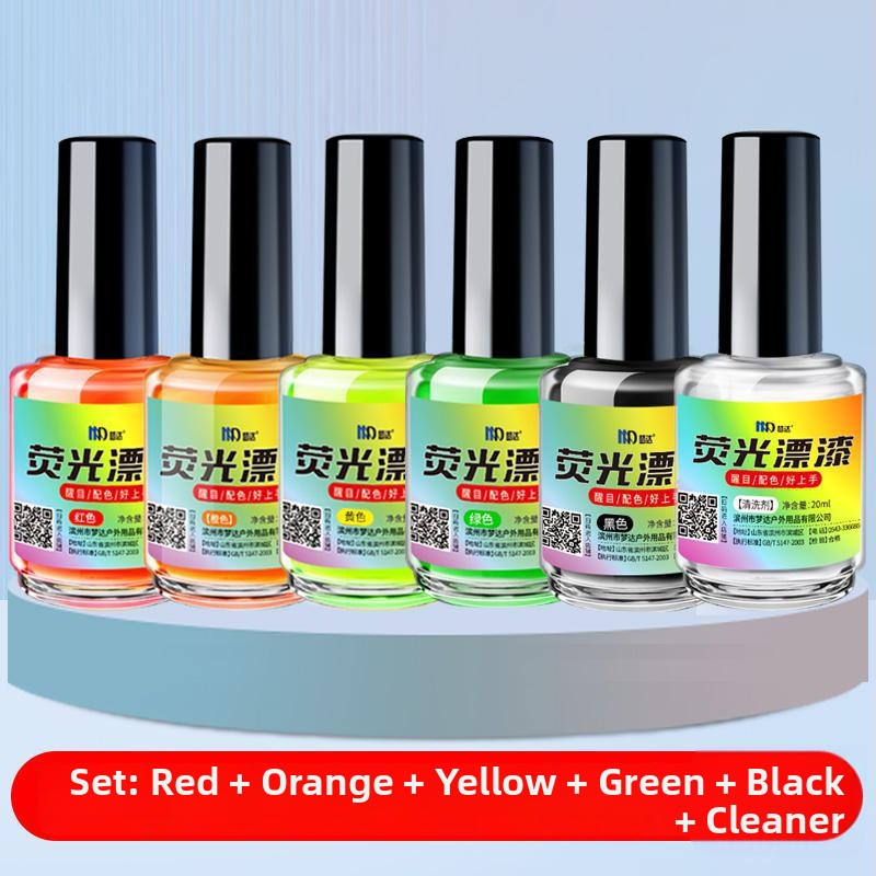 Mengda fluorescencijska boja za plovke — vodootporna, reflektirajuća, od plastike