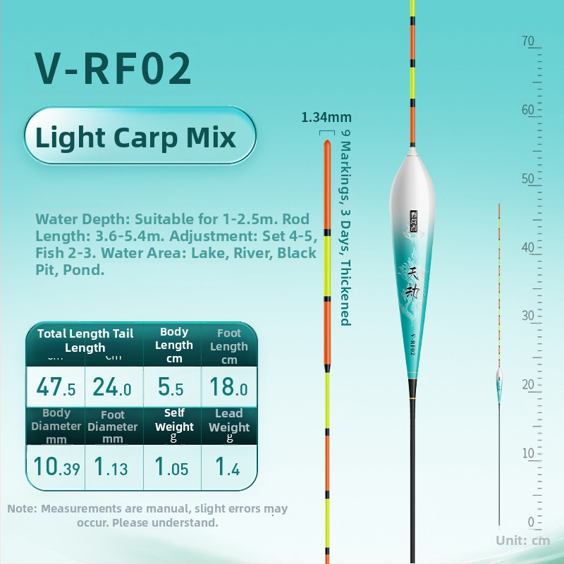 Вертикален поплавък за риболов Campers, нанометров материал, произход Китай