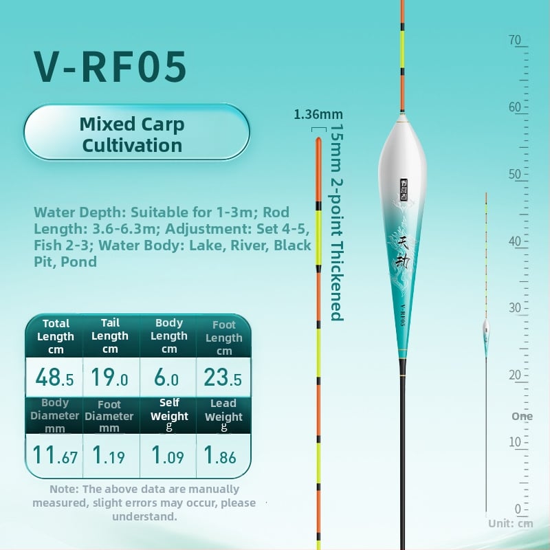 Вертикален поплавък за риболов Campers, нанометров материал, произход Китай