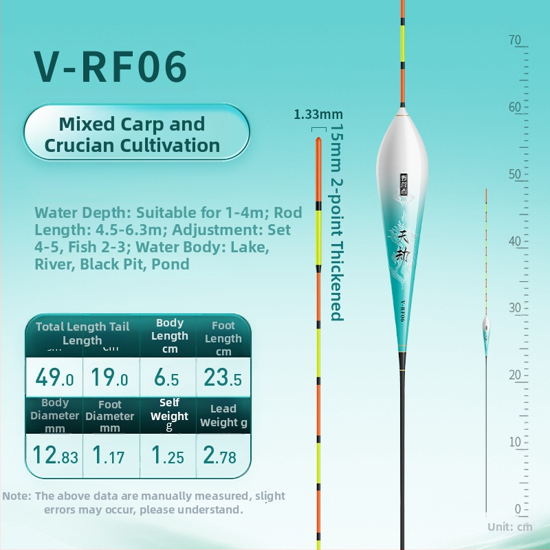 Вертикален поплавък за риболов Campers, нанометров материал, произход Китай