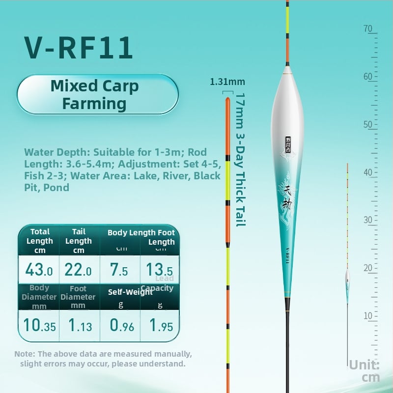 Вертикален поплавък за риболов Campers, нанометров материал, произход Китай