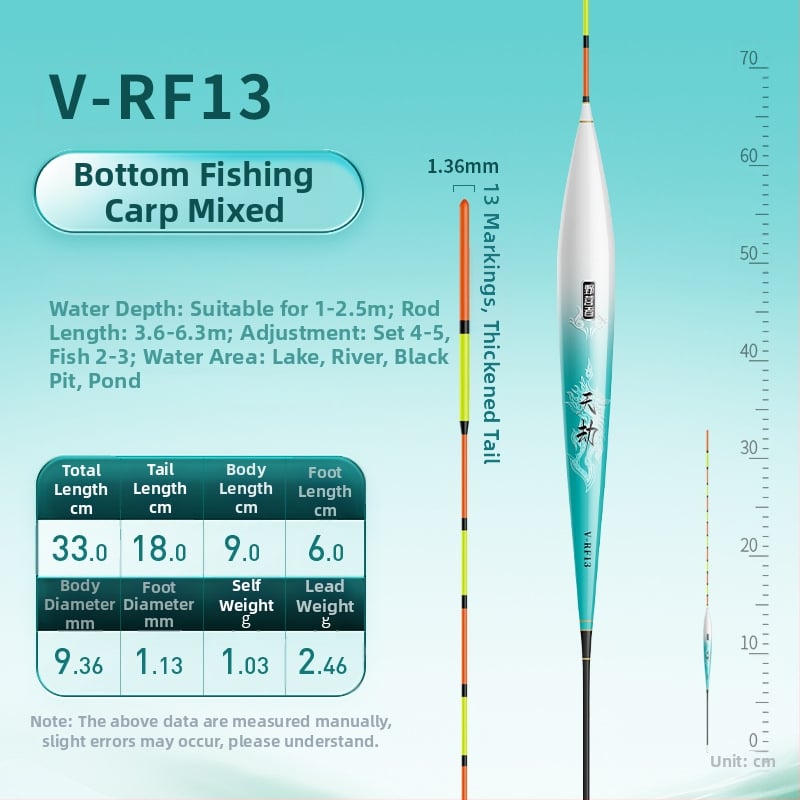 Вертикален поплавък за риболов Campers, нанометров материал, произход Китай