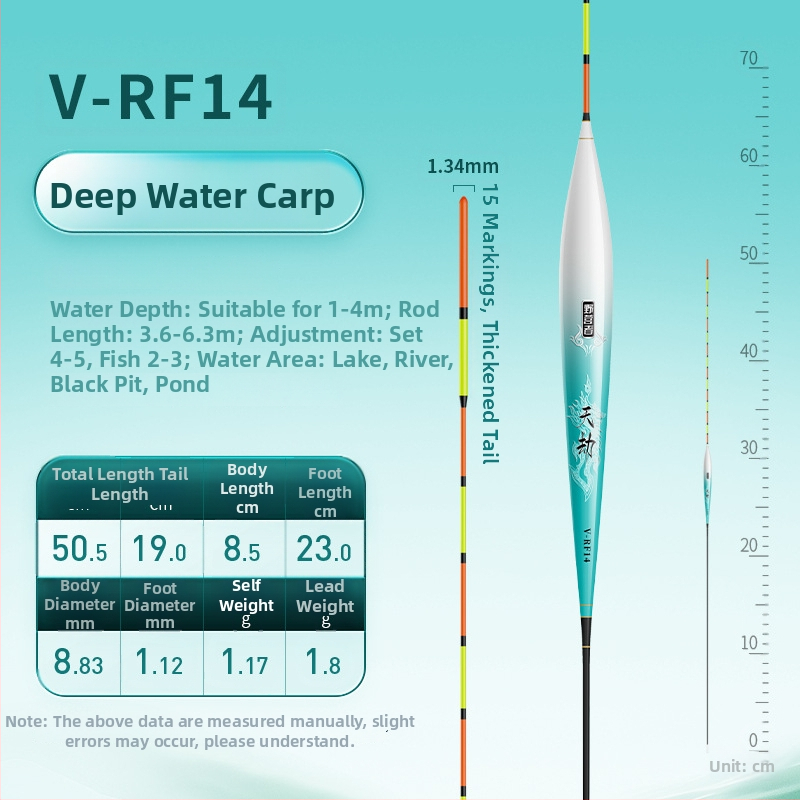 Вертикален поплавък за риболов Campers, нанометров материал, произход Китай