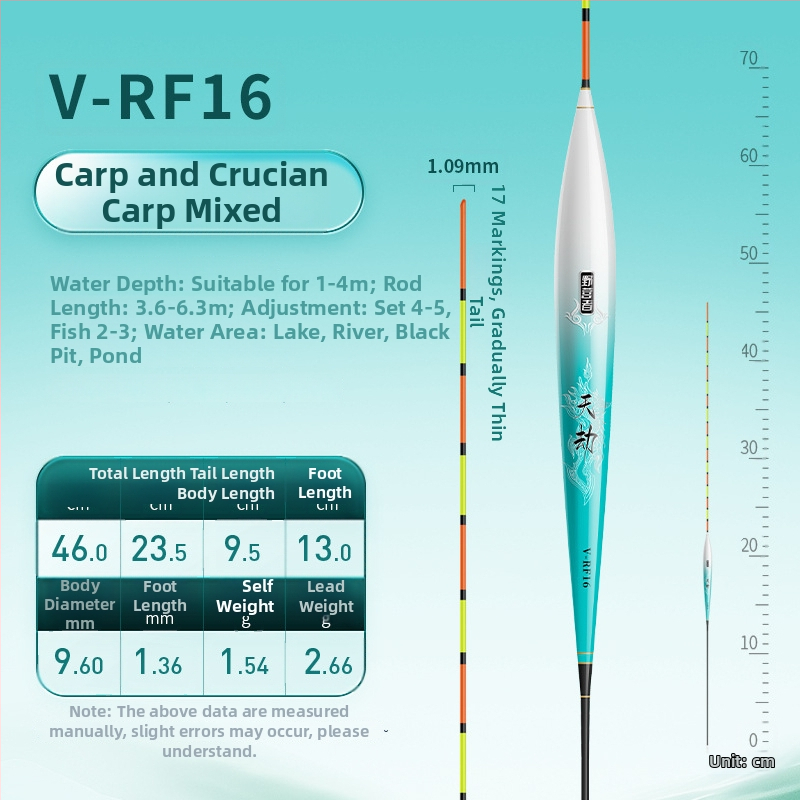 Вертикален поплавък за риболов Campers, нанометров материал, произход Китай