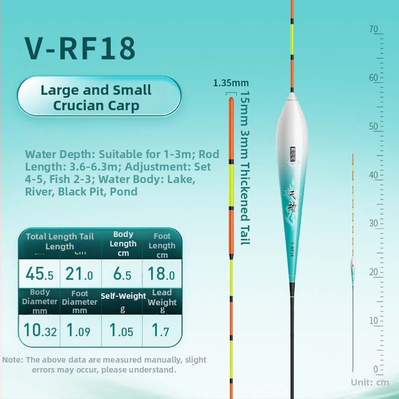 Вертикален поплавък за риболов Campers, нанометров материал, произход Китай