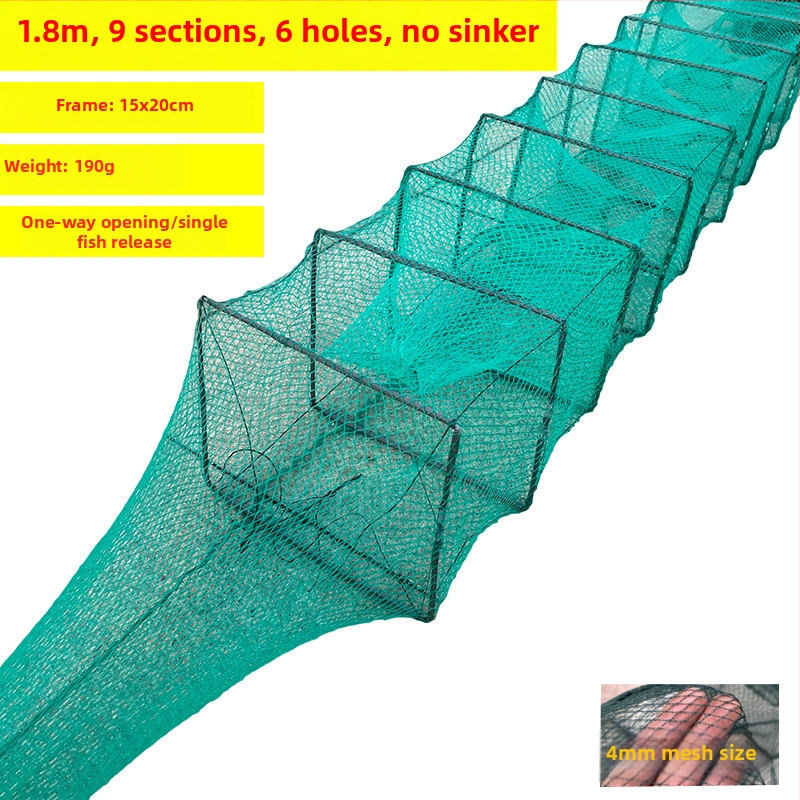 Shensen Zemljana mreža za ribu i škamp – automatsko sklopiva mreža za ribolov, marka Shensen, podrijetlo Kina, lansirano u proljeće 2023
