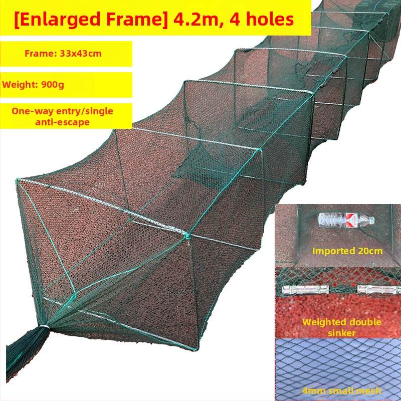 Shensen Zemljana mreža za ribu i škamp – automatsko sklopiva mreža za ribolov, marka Shensen, podrijetlo Kina, lansirano u proljeće 2023