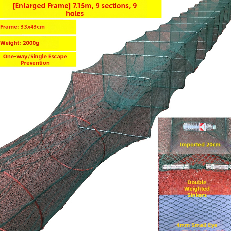 Shensen Zemljana mreža za ribu i škamp – automatsko sklopiva mreža za ribolov, marka Shensen, podrijetlo Kina, lansirano u proljeće 2023