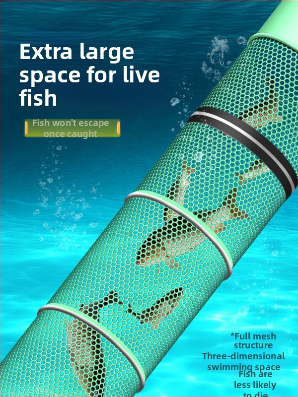 Алуминиево сплавно пръстеново рибозащитно устройство с нейлоново покритие, сгъваема нейлонова рибозащита, кръгла мрежеста торба за риболов