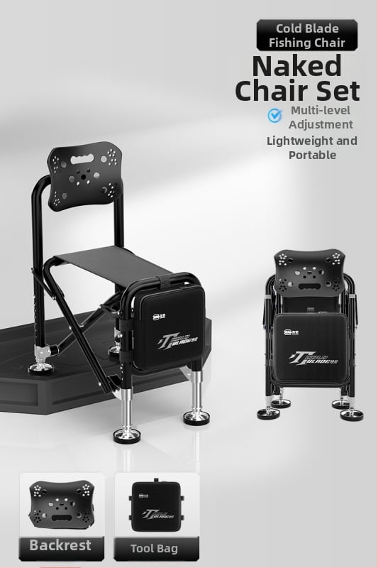 Benno žvejybos kėdė iš aliuminio lydinio, sulankstoma, nešiojama, daugiafunkcinė